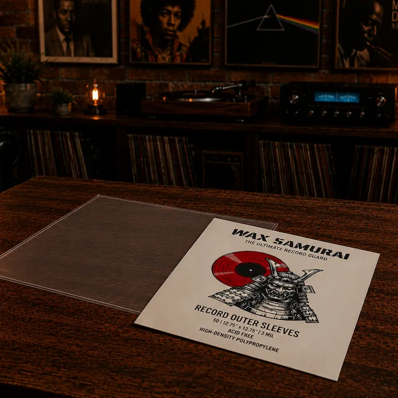 Premium clear record sleeves