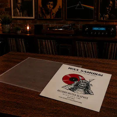 Premium clear record sleeves